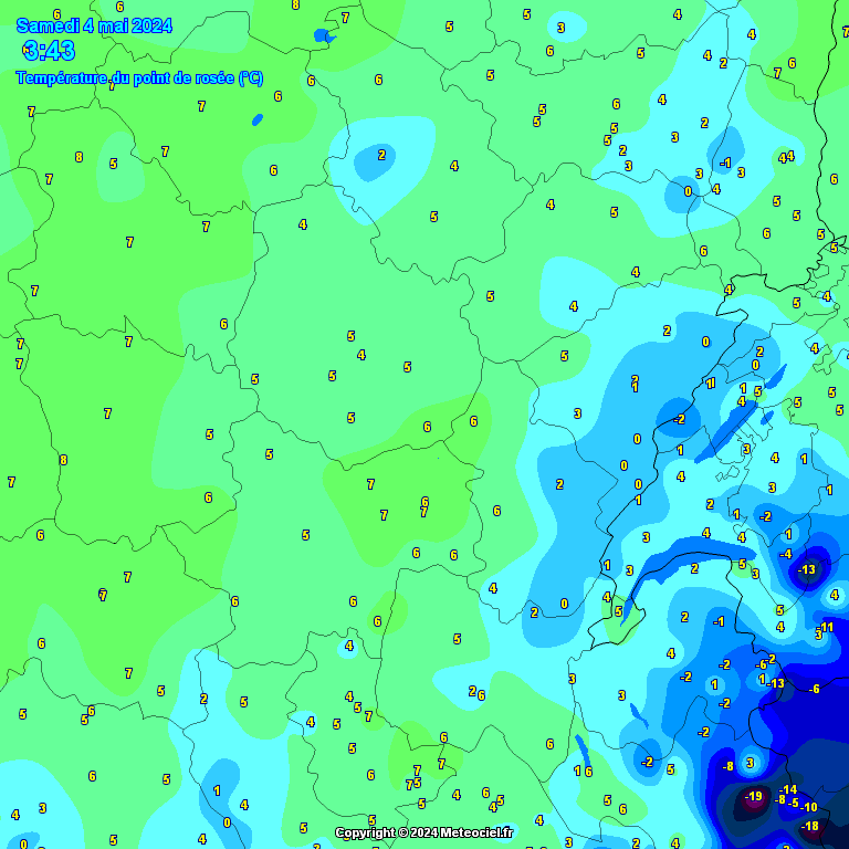 Temperature - point de rose