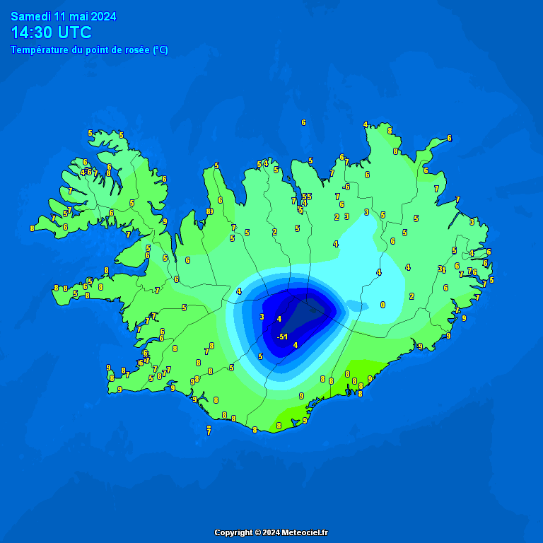 Temperature - point de rose