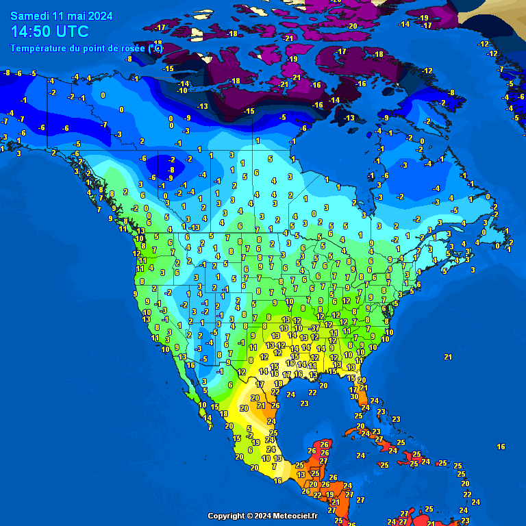 Temperature - point de rose