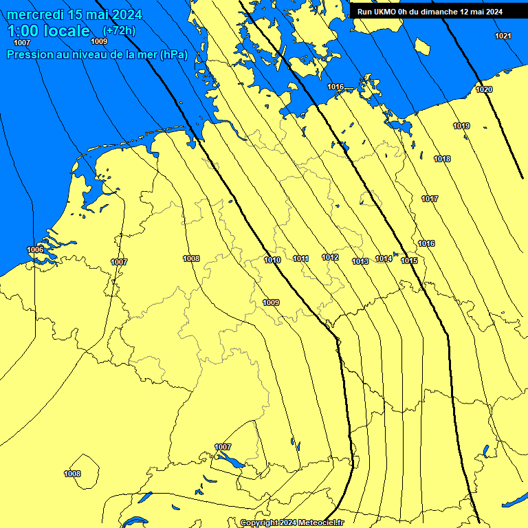 Modele UKMO - Carte prvisions  Archives